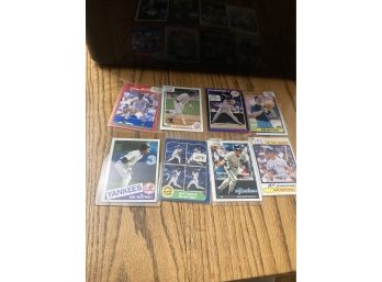 Lot Of 8 Don Mattingly Baseball Cards