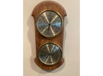 Hygro Vintage Barometer With Thermometer