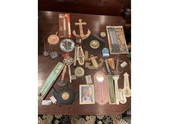 Huge Lot Of Over 30 Thermometers  Great Collectible  And Decor Pieces Lot 2