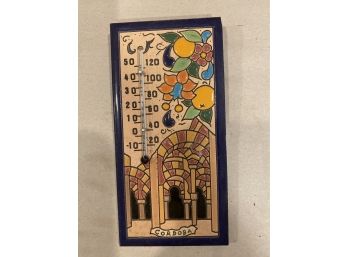 Hand Painted Cordoba Thermometer