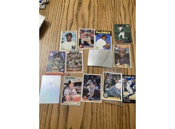 Lot Of 13 Baseball Cards Various Teams And Years