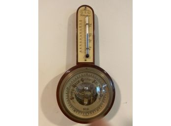Vintage Selsi Barometer & Thermometer