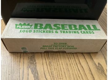 Box Of 1988 Fleet Baseball Cards