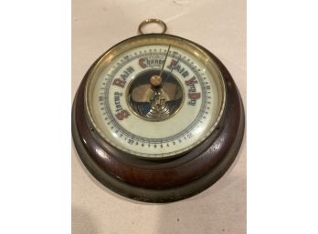 Vintage Barometer & Thermometer Made In Germany