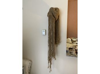 Huge Hanging Hand Made Rope Macrame Wall Art - Gorgeous Accent Or Statement Piece!!