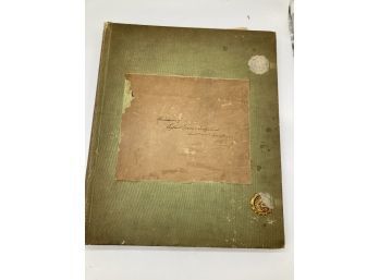 Incredible Circa 1902 Scrap Book Postcard Collection Of Europe