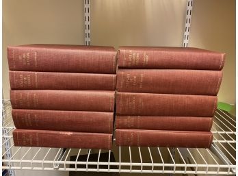 The Story Of Civilization: 10 Volume Set 1961 Hardcover 3rd Printing
