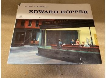 Large Coffee Table Sized Book Edward Hopper By Lloyd Goodrich