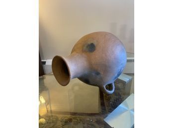 Mexican Southwestern Tarahumara Pottery Piece - Water Jug? Awesome Piece!  About 18' Long