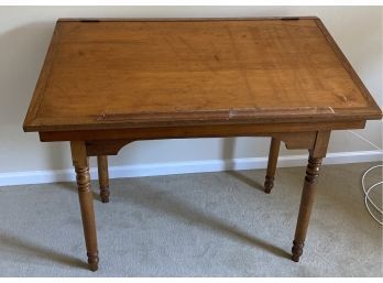 Antique 19th Century Federal Style 2 Piece Drafting Table With Lift Top