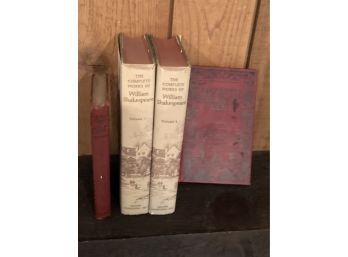 Lot Of Vintage To Antique Shakespeare Books