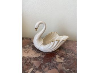 Beautiful Lenox Swan Trinket Dish