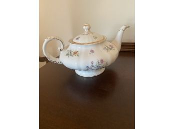 Stunning Lidded Teapot Franconia Krautheim Millefleurs - Bavaria Germany
