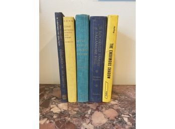 Lot Of 5 Vintage Books - Colorful Bindings!