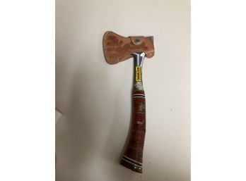 Eastwing Hatchet With Protective Leather Cover