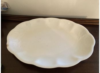 Antique Lowin M Knowles Semi Vitreous China Serving Platter