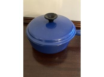 Nomar Cast Iron Blue Enamal Bean Pot Number 20