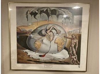 Geopoliticus Child Watching The Birth Of Man By Salvador Dali Print