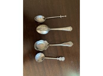 Lot Of Various Sliver Plate Utensils/ Souvenir Spoon
