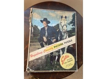 Hopalong Cassidy Picture Puzzle