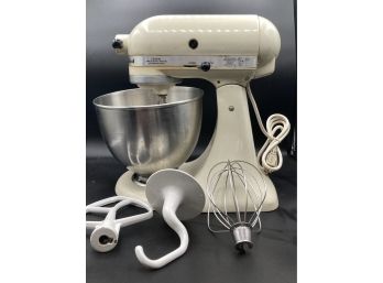 Kitchen Aid Hobart Mixer Model K45ss With Accessories