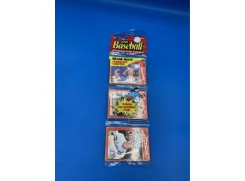 Donruss 1990 Baseball Puzzle And Cards Value Pack Sealed