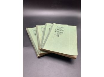 Set Of 4 Hymns For Creative Living, Religious Song Book 1935
