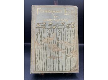 Fisherman's Luck By Henry Van Dyke 1899 Antique Book Gold Gilded