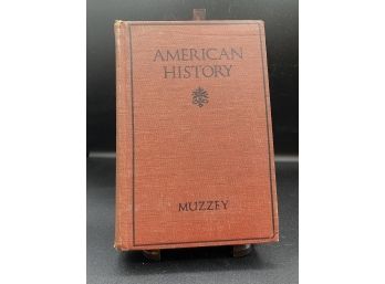 An American History By David Saville Muzzey, Revised Edition, 1920 Antique History Book