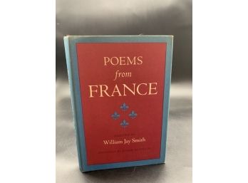 Signed Copy! Poems From France Selected By William Jay Smith