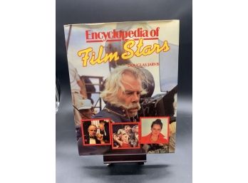 Vintage 1980s Coffee Table Book! Encyclopedia Of Film Stars By Douglas Jarvis