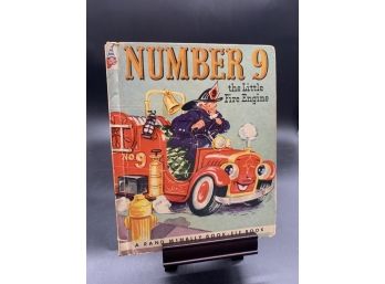 Vintage 1950s Children's Book! Number 9 The Little Fire Engine By Wallace Wadsworth