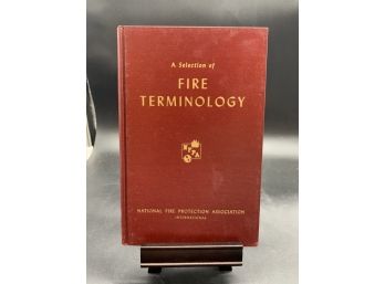 Vintage 1960s Reference Book! Fire Terminology By Warren Y. Kimball