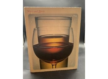 Vintage 1960s Coffee Table Book! Wine And Spirits By Time Inc