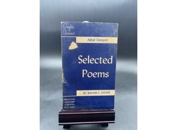 Vintage 50s Poetry Book! Selected Poems Of Alfred Tennyson Edited By William C. DeVane