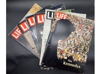 Lot Of Six Vintage Life Magazines 1963-1969