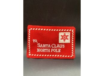 Letter To Santa Claus Fabric Envelop Christmas Decoration
