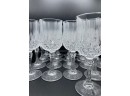 Set Of 21 Longchamp Cristal D'Arques Goblets