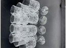 Set Of 12 Elegant Longchamp Cristal DArques Large Goblets Crystal