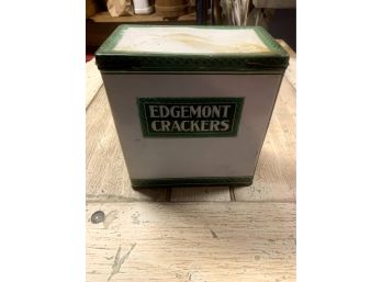 Vintage Edgemont Crackers Tin
