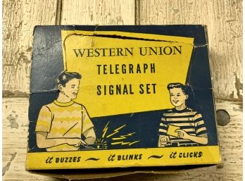 Western Union Telegraph Set For Kids