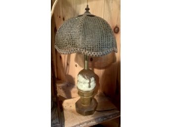 Vintage 1950's Wooden Ice Cream Cone Lamp