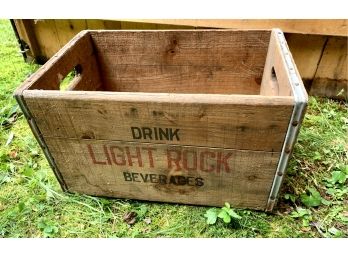 Birleys Light Rock Beverages Crate From Danbury Connetticut