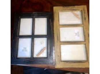 Two Country Rustic Hand Made Picture Frames Brand New!