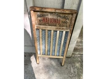 Vintage Washboard By National Washboard Co. No.100