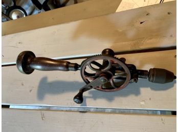 Awesome Antique Hand Drill In Excellent Condtion By Goodell-pratt Compant