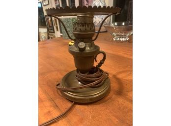 Vintage Brass Finger Lamp, Working Condition!