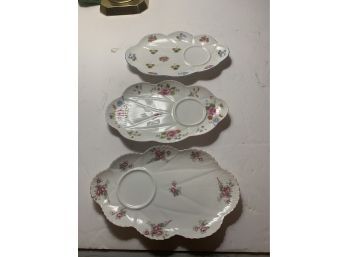 Lot Of 3 Shelley Saucer Plates
