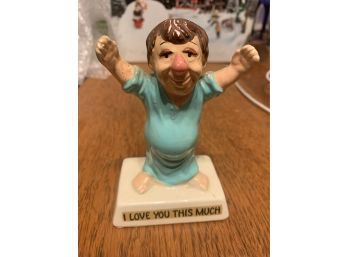 I Love You This Much Porcelain Figurine