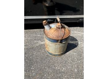 Antique 5 Gallon Gas Can